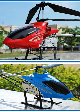 Rc Helicopter With Remote Control Extra Durable Big Plane Toy For Kids