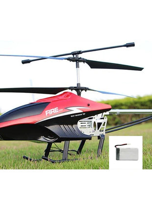 Rc Helicopter With Remote Control Extra Durable Big Plane Toy For Kids