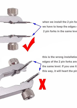 Watch Band Remover Plier 6825 Spring Bar Watch Strap Aluminum Alloy
