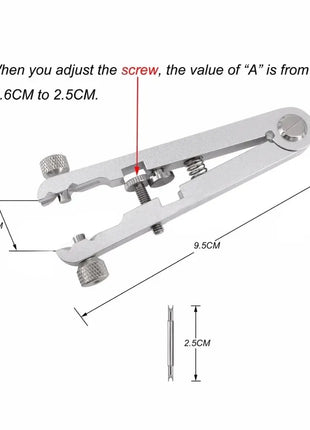 Watch Band Remover Plier 6825 Spring Bar Watch Strap Aluminum Alloy