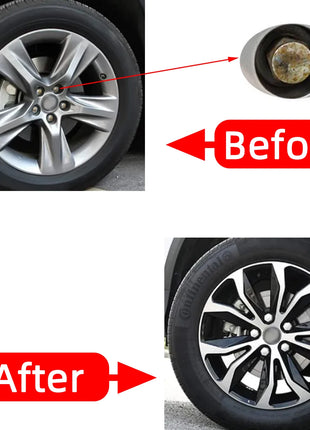 Car Wheel Nut Caps Auto Hub Screw Cover Black Silvery 17mm Bolt Rims