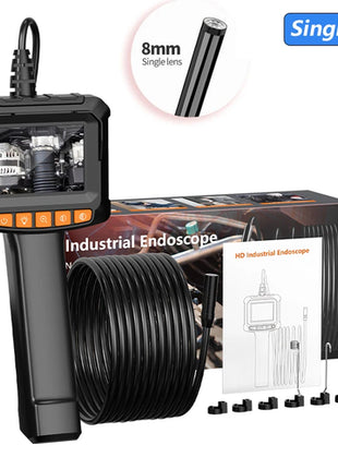 Industrial Endoscope Camera 2.4'' LCD Digital Handheld Borescope IP67