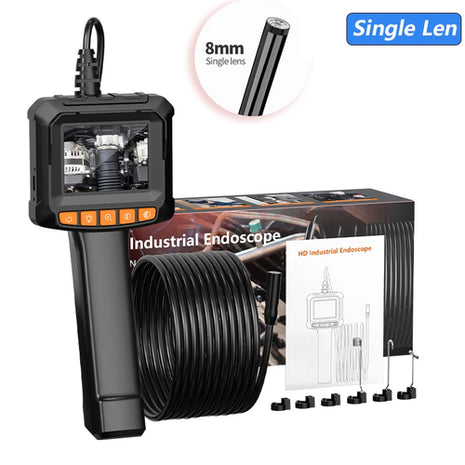 Industrial Endoscope Camera 2.4'' LCD Digital Handheld Borescope IP67
