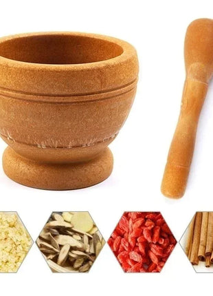 Kitchen Small Cooking Tools Resin Mortar Pestle Set Garlic Herb Spice