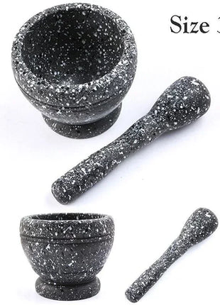 Kitchen Small Cooking Tools Resin Mortar Pestle Set Garlic Herb Spice