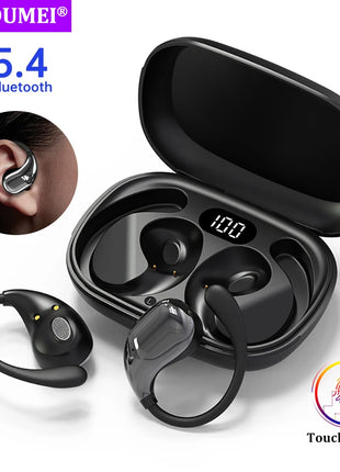 Bluetooth 5.4 Ear Hook Headphones TWS Wireless Earphones HiFi Stereo