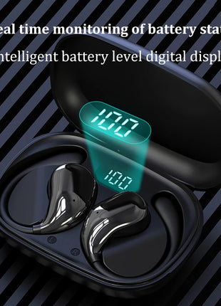 Bluetooth 5.4 Ear Hook Headphones TWS Wireless Earphones HiFi Stereo