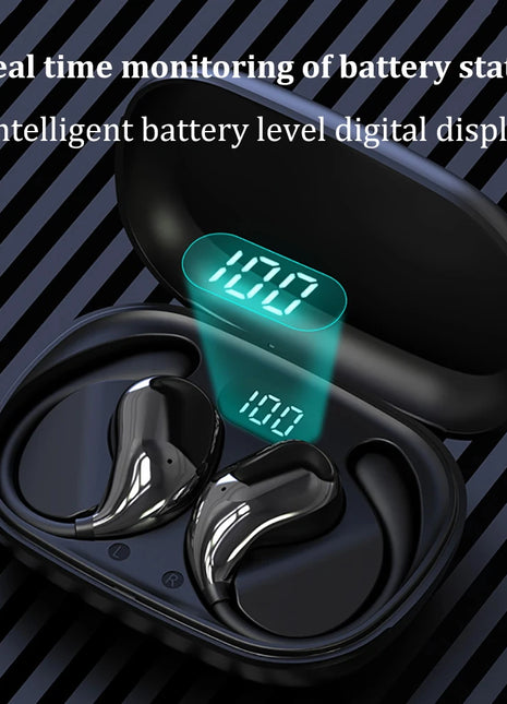 Bluetooth 5.4 Ear Hook Headphones TWS Wireless Earphones HiFi Stereo