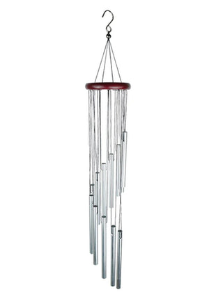 1piece 12 Tubes Aluminum Alloy Wind Chimes with Hook Gold/silver Bells