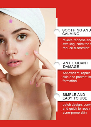 240pcs New Pimple Patch Acne Patches Heart/Star/Flower/Round Shape