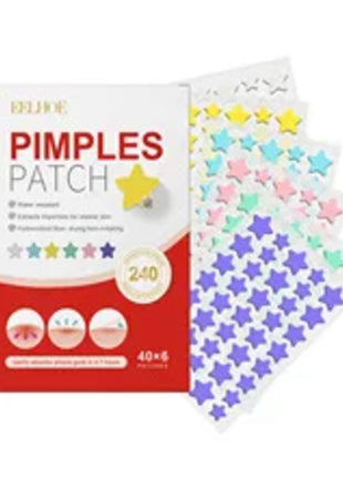 240pcs New Pimple Patch Acne Patches Heart/Star/Flower/Round Shape