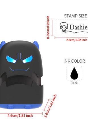 Personalized Kids Name Stamp Pro - Custom Engraved Name Kit with