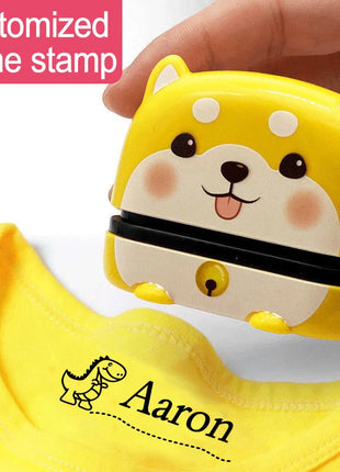 Personalized Children Name Stamp - Engraved Waterproof Seal for