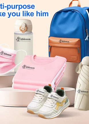 Personalized Children Name Stamp - Engraved Waterproof Seal for