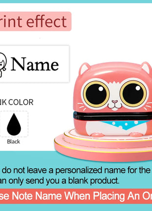 Customized Baby Name Stamp | Waterproof Non-Fading Seal for