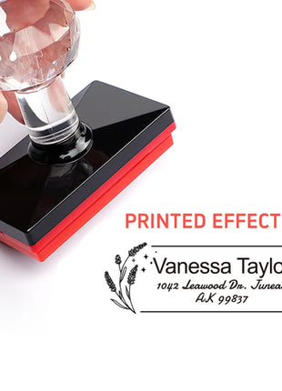 Custom Laser-Engraved Address Stamp Set - Personalized Wedding