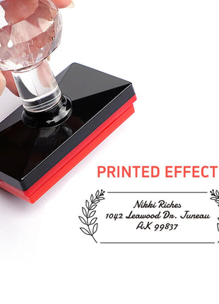 Custom Laser-Engraved Address Stamp Set - Personalized Wedding