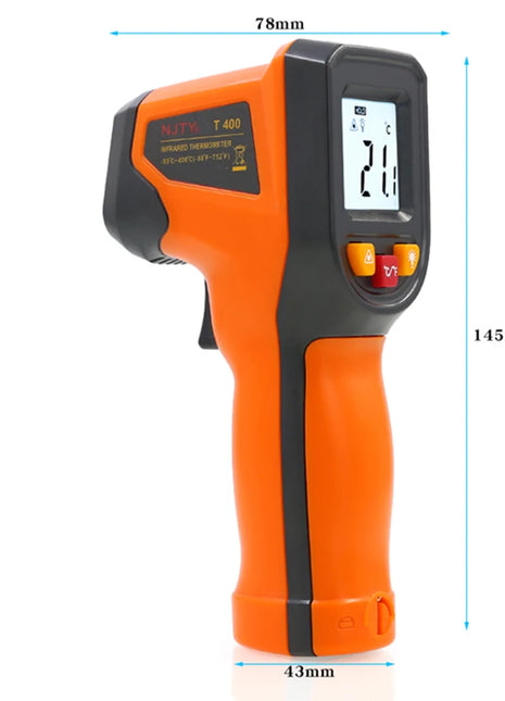 NJTY T400A T600A High Precision Infrared Thermometer, Water