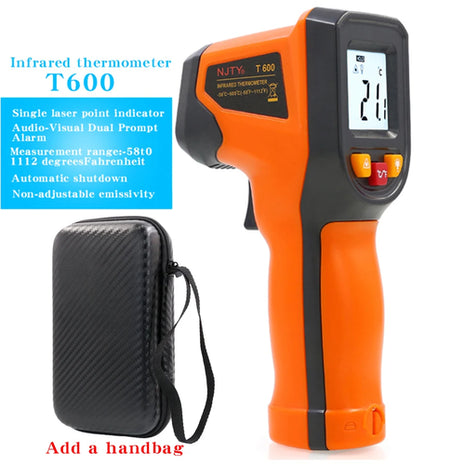 NJTY T400A T600A High Precision Infrared Thermometer, Water