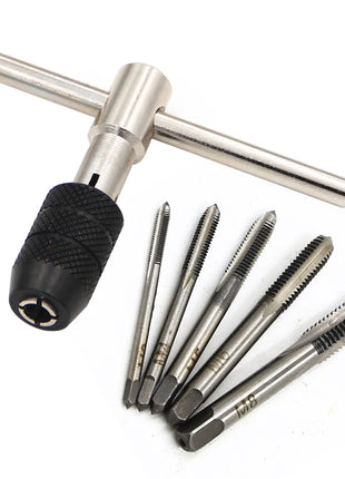 T-type 3mm to 6mm hand tap wrench thread tapping tool set hand wrench