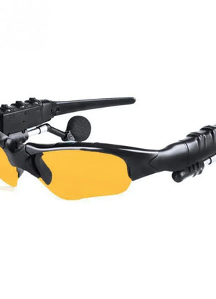 5.0 Stereo Earphones Wireless Headset with Mic Smart Glasses