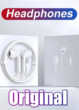 #Wired Headphones In Ear Tpye-c 3.5mm Headset Wired Earphones with