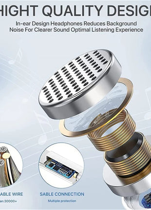 #Wired Headphones In Ear Tpye-c 3.5mm Headset Wired Earphones with