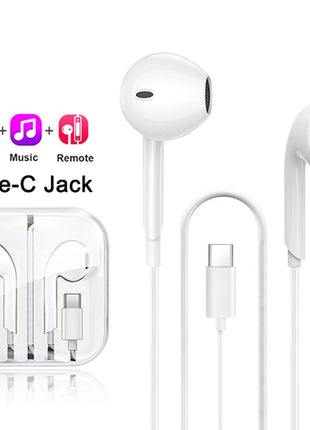 #Wired Headphones In Ear Tpye-c 3.5mm Headset Wired Earphones with