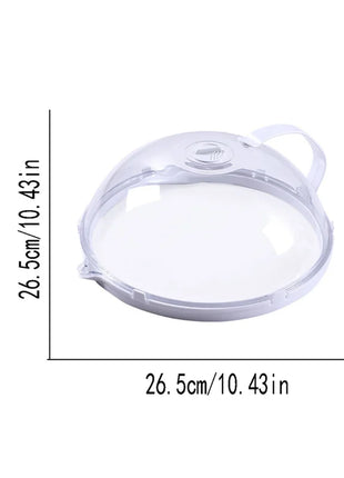 Microwave food splash proof cover, household oven heating cover, plate