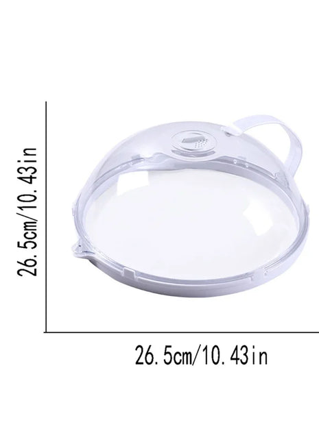 Microwave food splash proof cover, household oven heating cover, plate