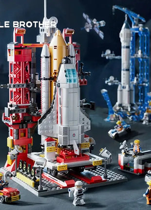 Spacecraft Model Assembling Toy Small Particle Building Blocks