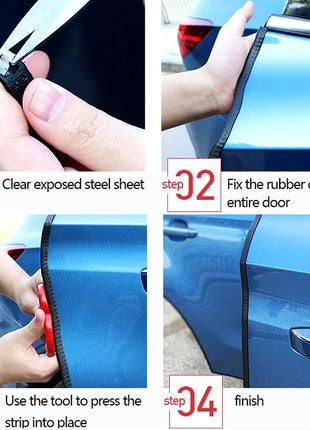Car Door Edge Protector Universal Auto Door Guard Protective Strips