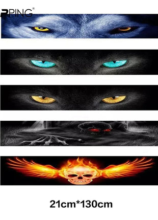 Windshield Exteriors Car Sticker Vinyl Front Window Funny Sunshade