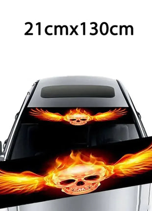 Windshield Exteriors Car Sticker Vinyl Front Window Funny Sunshade