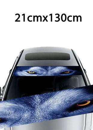 Windshield Exteriors Car Sticker Vinyl Front Window Funny Sunshade