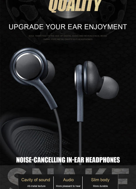 Original Type C Wired Earphone For Samsung Galaxy S23 S21 S22 Ultra