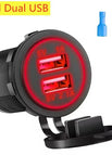 Red Dual USB