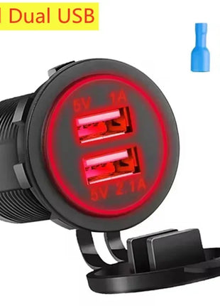 Universal  Car Charger Fast Charging Motorcycle Car Cigarette Lighter