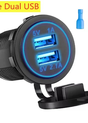 Universal  Car Charger Fast Charging Motorcycle Car Cigarette Lighter