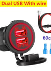 Red USB With wire