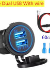 Blue USB With wire