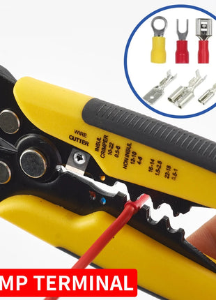Crimper Cable Cutter Adjustable Automatic Wire Stripper