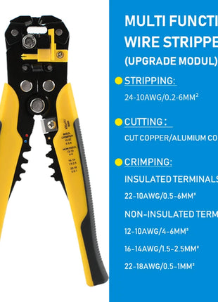 Crimper Cable Cutter Adjustable Automatic Wire Stripper