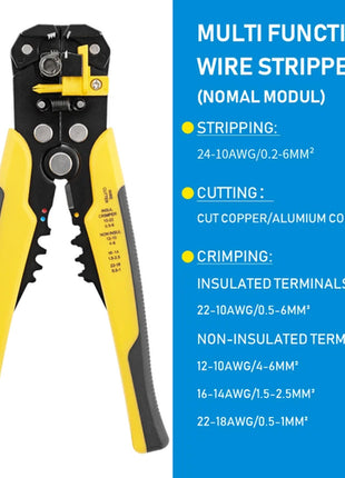 Crimper Cable Cutter Adjustable Automatic Wire Stripper