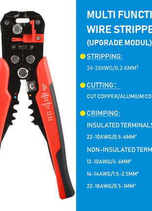 Crimper Cable Cutter Adjustable Automatic Wire Stripper