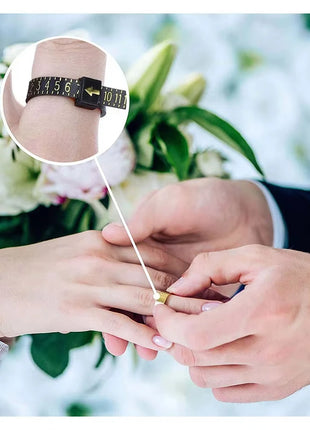 1-17 US Size Ring Sizer Measuring Set Reusable Finger Size Gauge