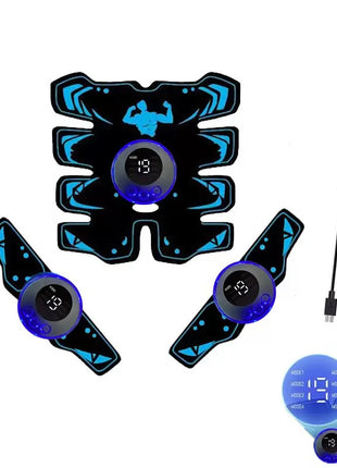USB Rechargable EMS Muscle Stimulator ABS Arm 3 IN 1 Trainer Pad