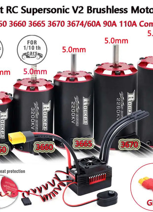ROCKET RC Supersonic V2 3650 3660 3665 3670 3674 Brushless Motor