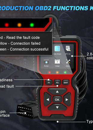 V519 Professional obd2 Scanner Diagnostic Tool EML327 OBD II Car