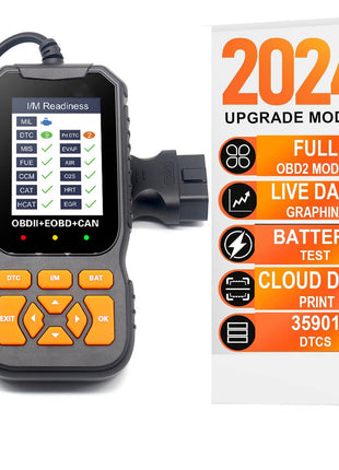 V520 v309  New OBD2 Scanner Professional Auto Engine System Lifetime